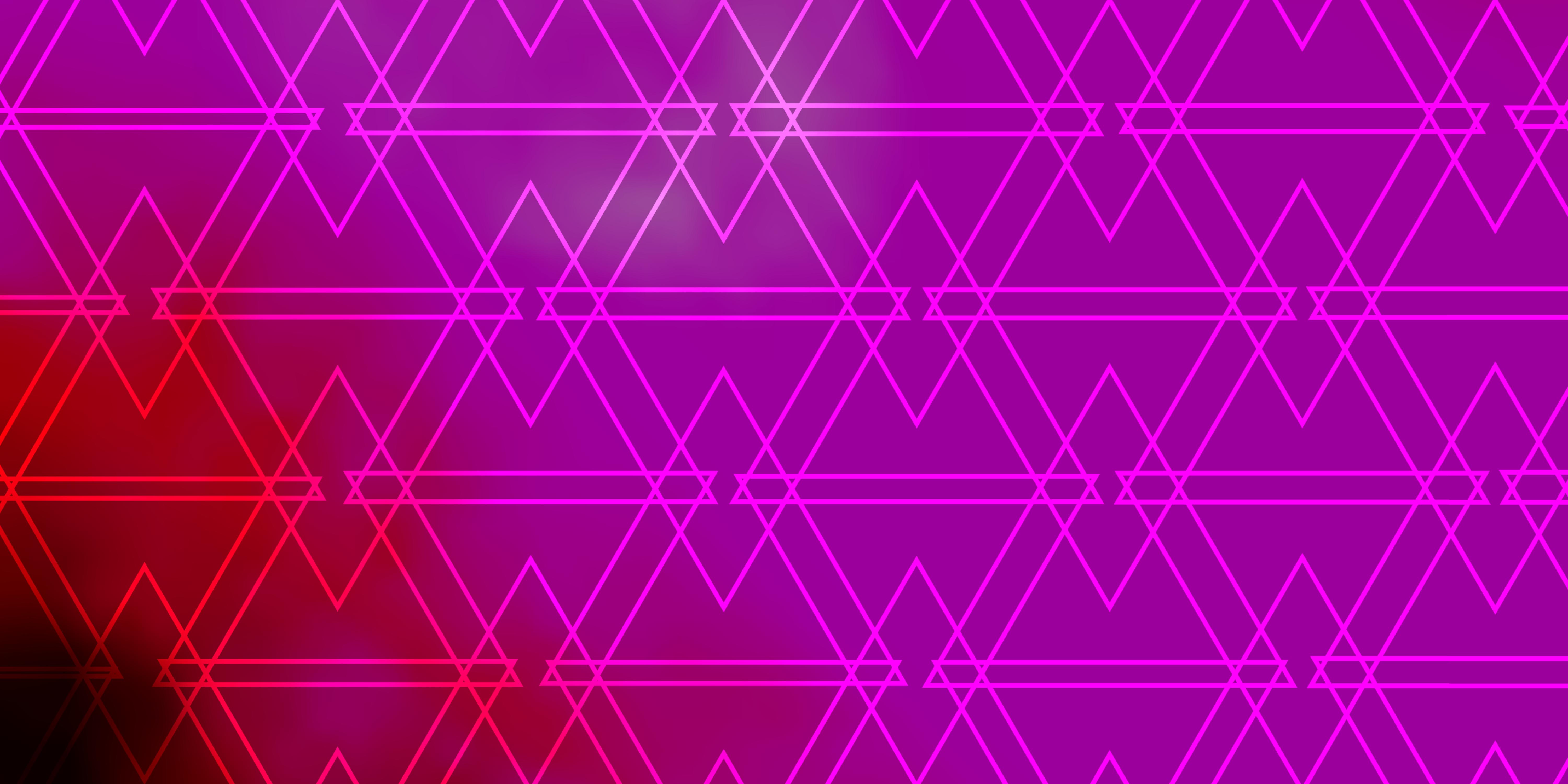 Dark Purple, Pink vector background with triangles. 3036542 Vector Art