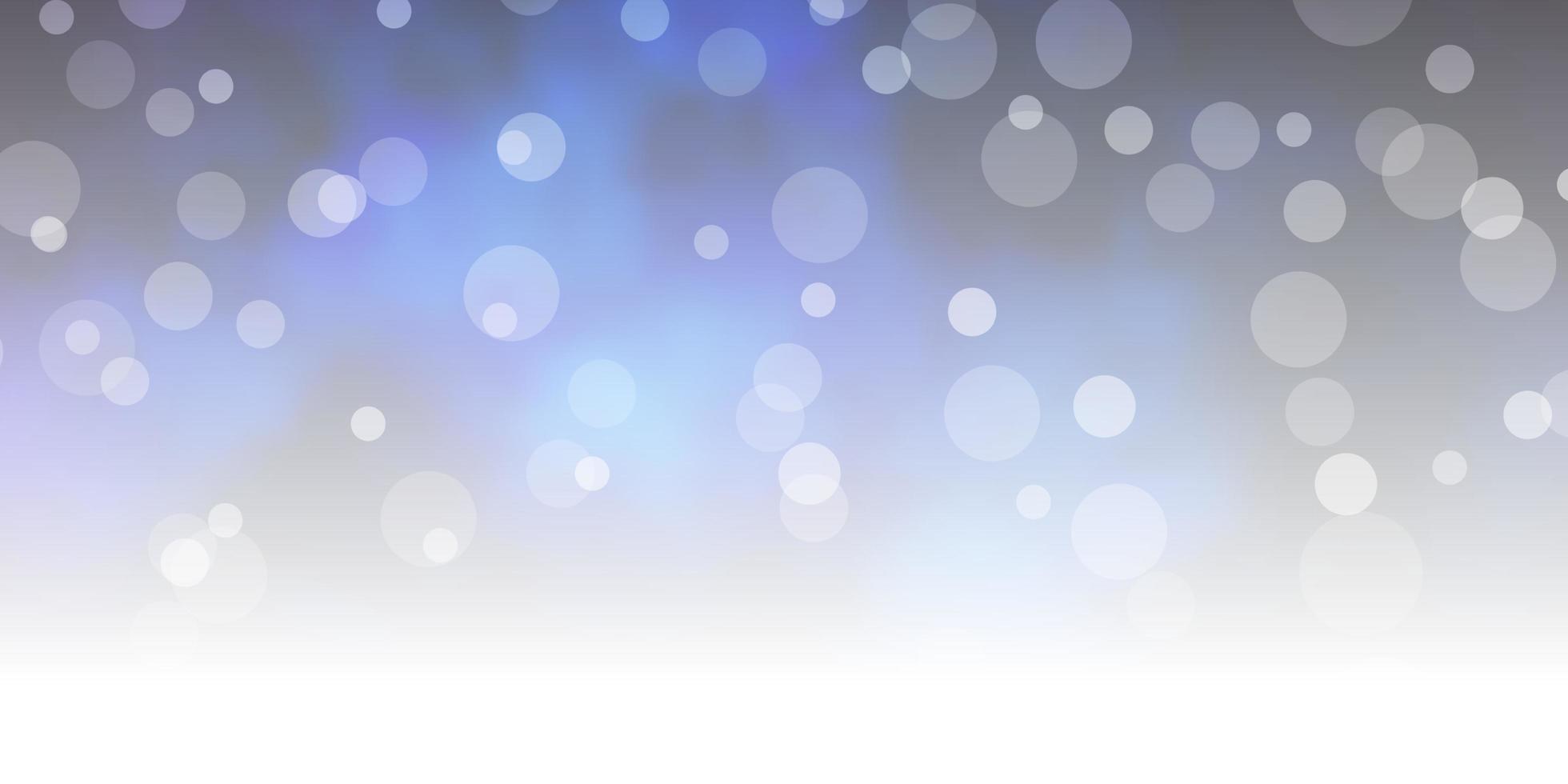 Dark BLUE vector background with circles.