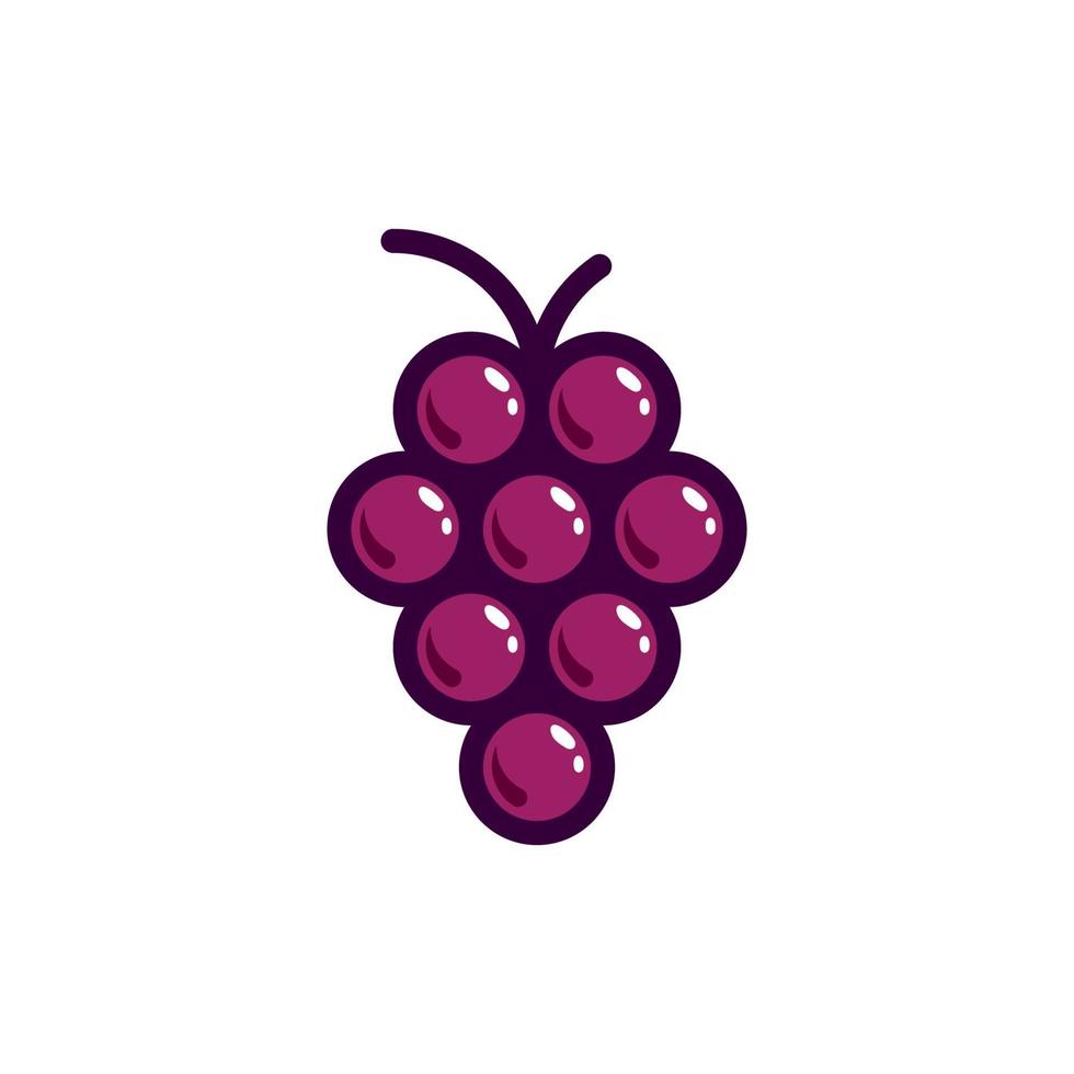 Grape logo images illustration design vector