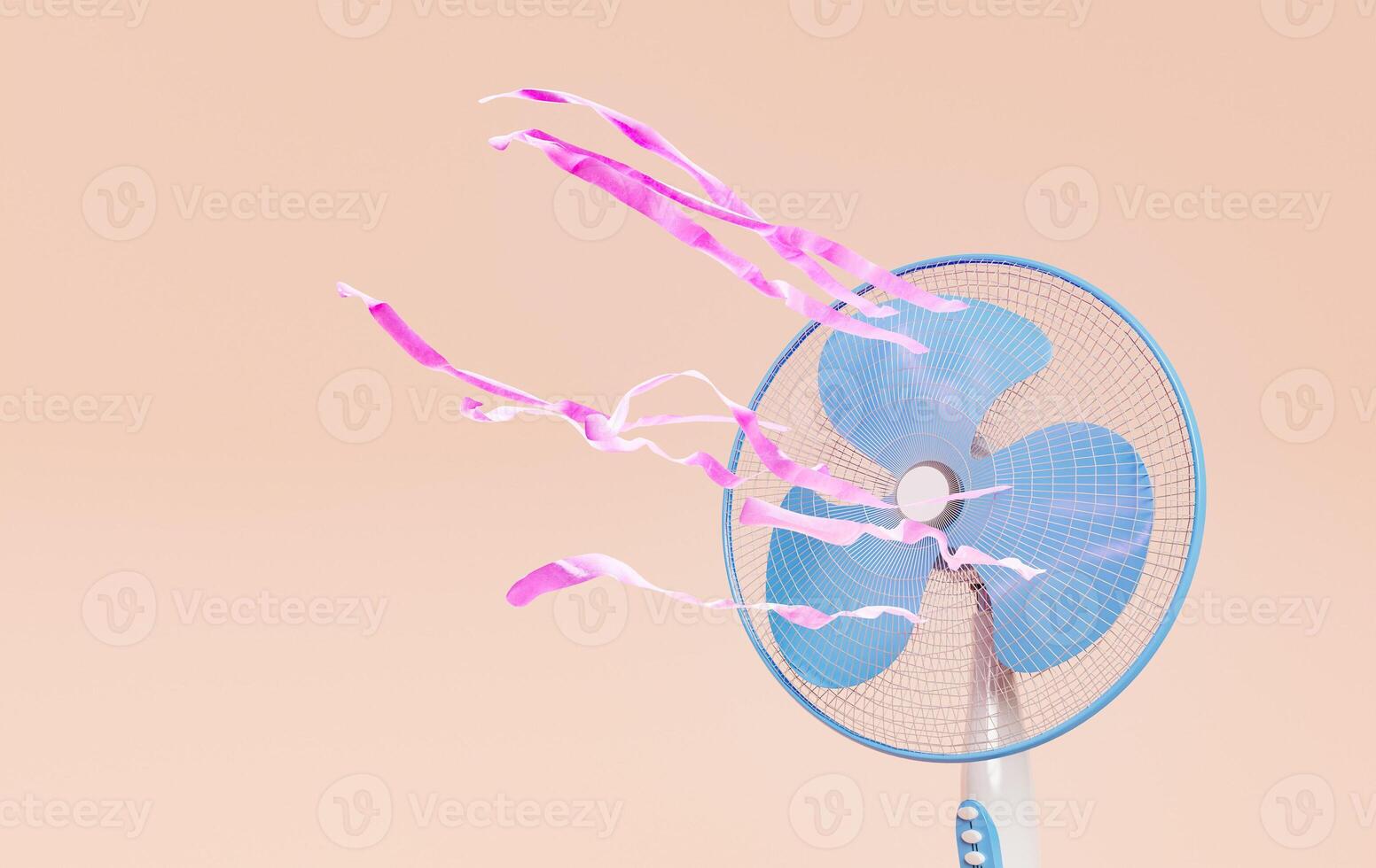 Fan with ribbons photo