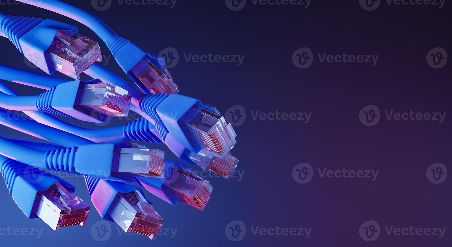 cables with neon light 3038697 Stock Photo at Vecteezy