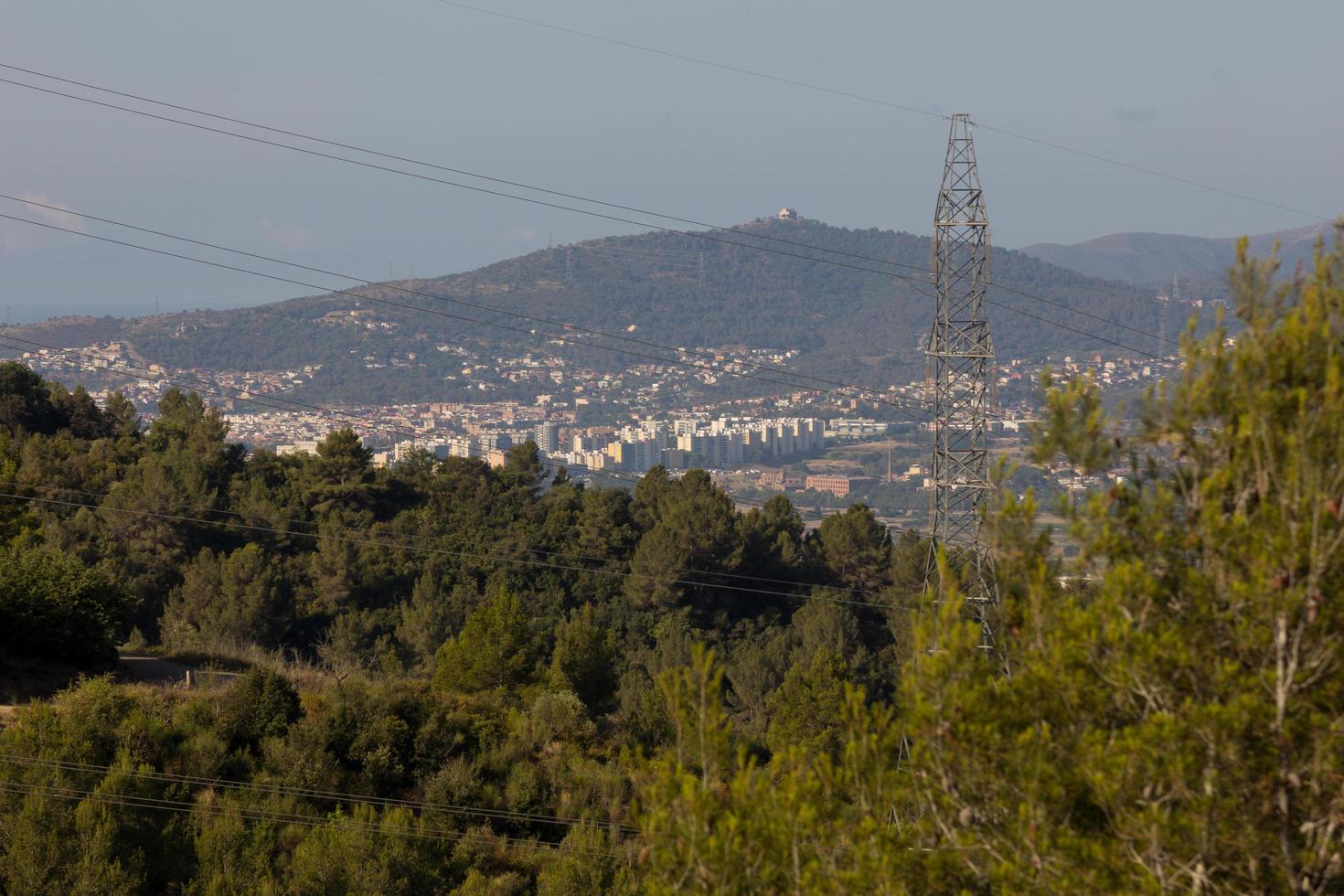 pueblos de la sierra de collcerola, barcelona foto