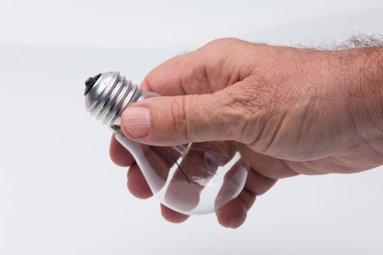 Traditional filament and incandescent bulb photo