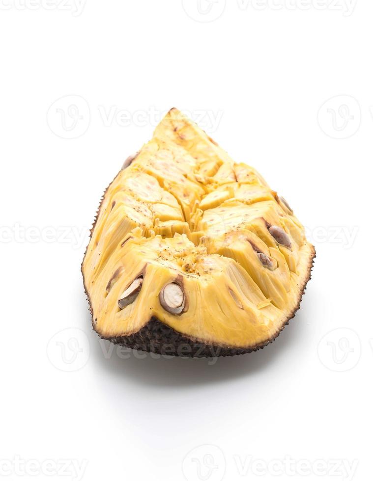 Fresh jackfruit on white background photo