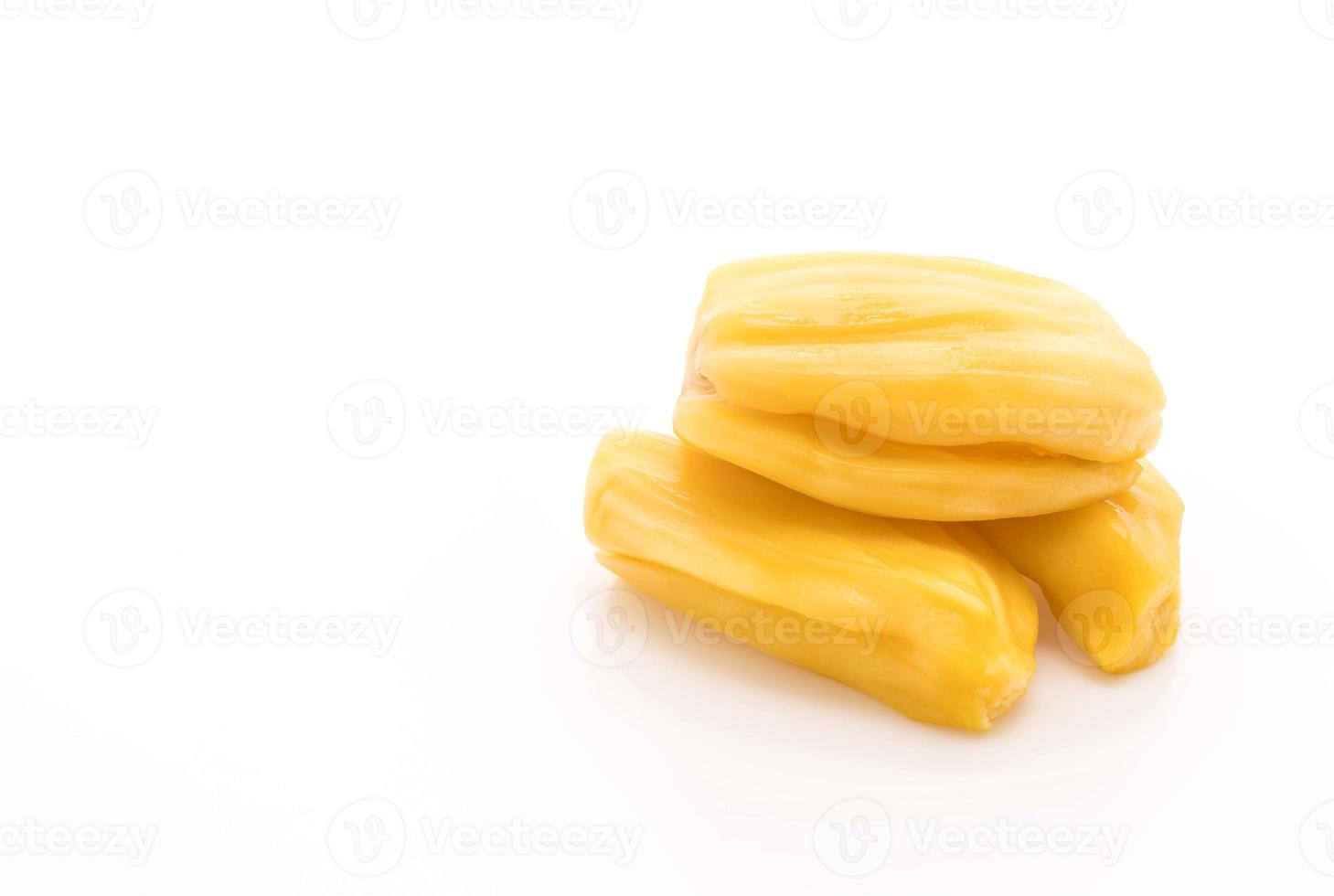 Fresh jackfruit on white background photo