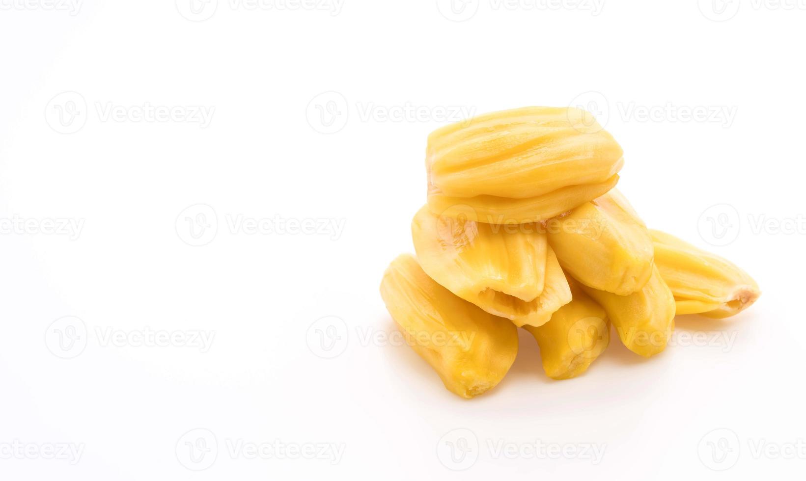 Fresh jackfruit on white background photo