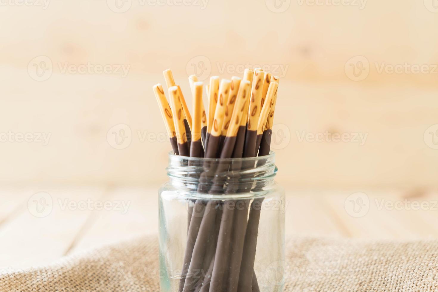 barra de galleta con sabor a chocolate foto