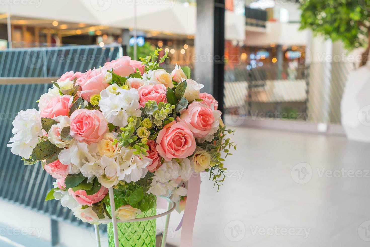 ramo de flores con espacio de copia foto