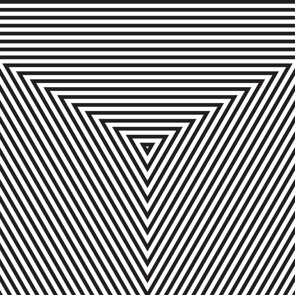 Triangle geometric pattern. Abstract line texture. Vector Pyramid