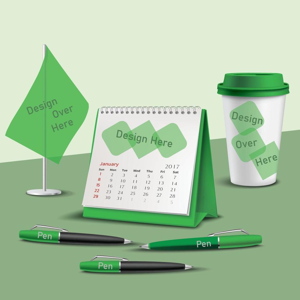 Commercial Calendar Design vector