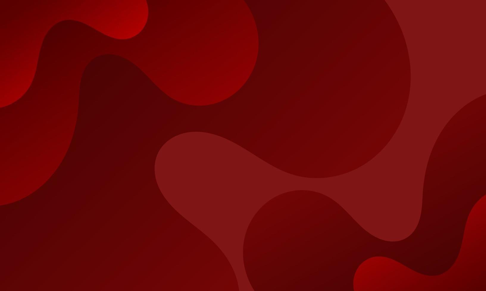 Fondo de onda de fluido rojo abstracto vector