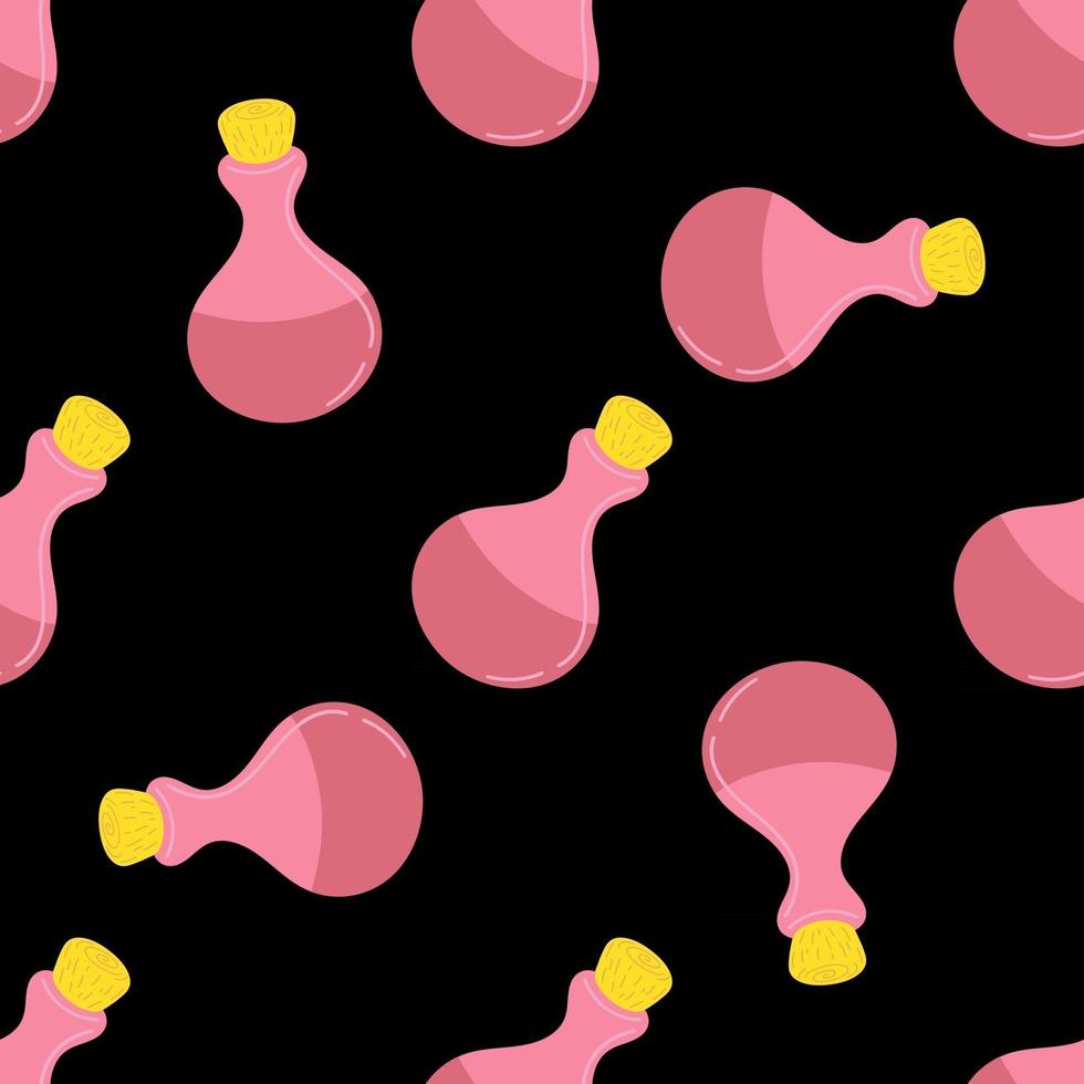 magic potion seamless pattern vector