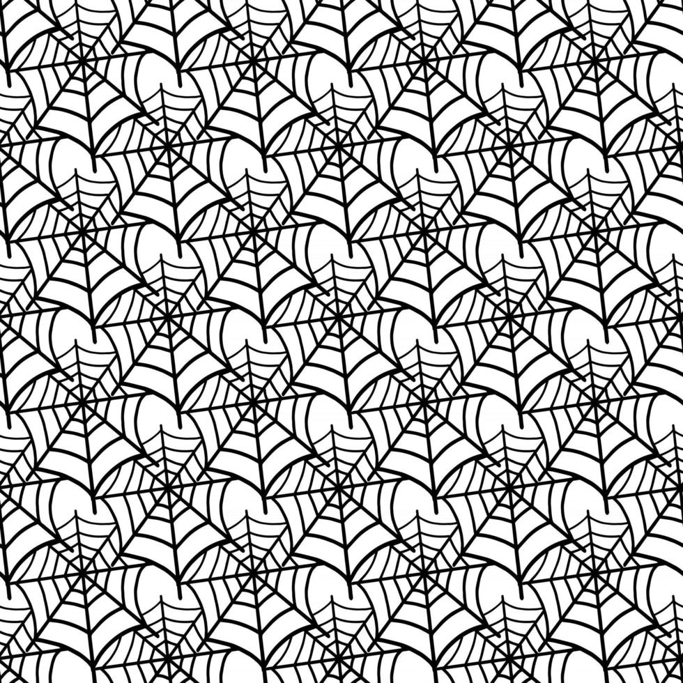 The pattern of the spider web.Design for Halloween vector
