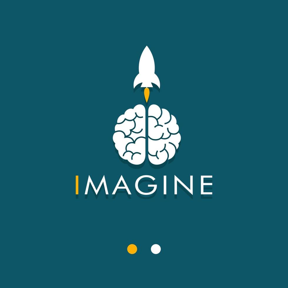 Imagine creative vector logo design for free download