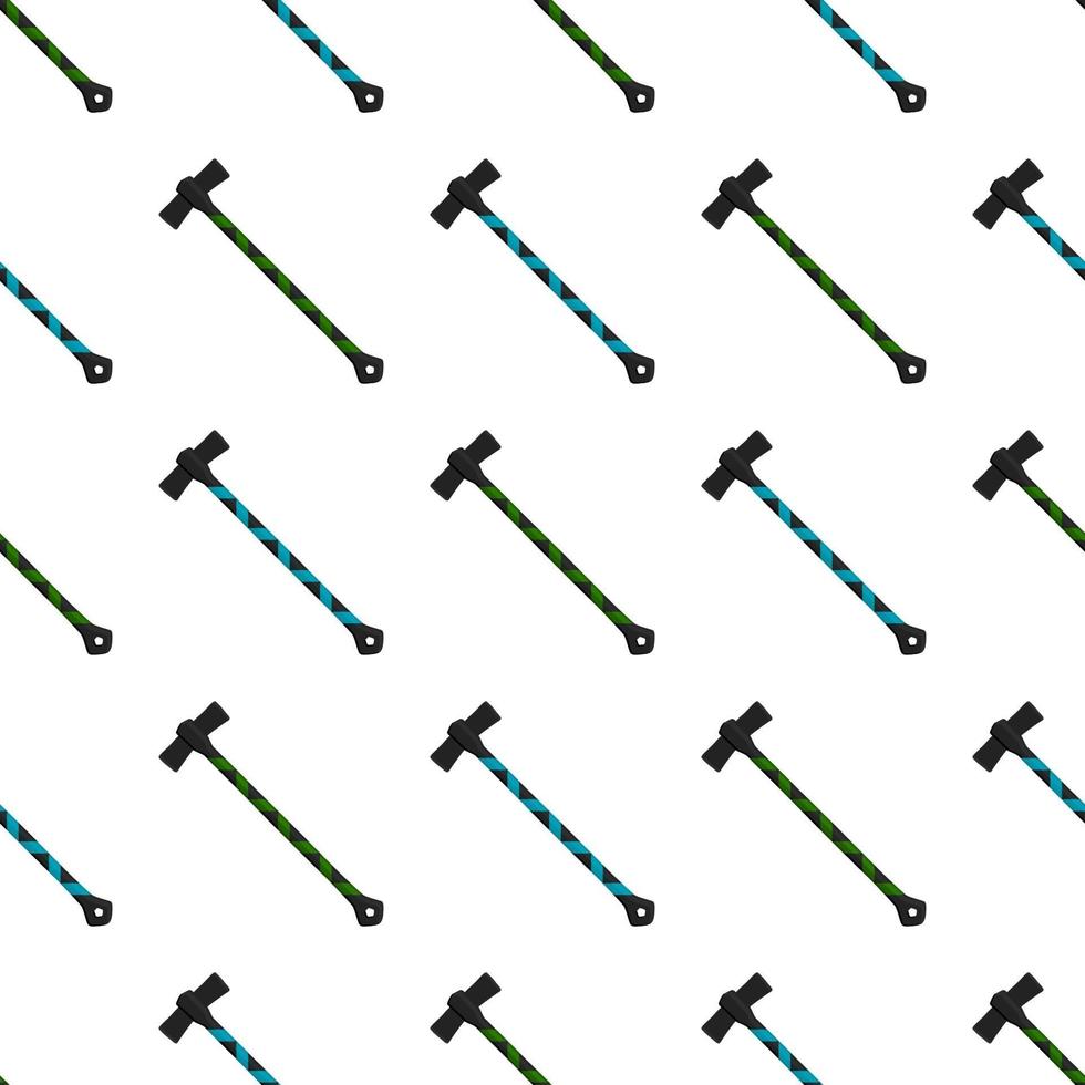 Illustration on theme pattern steel axes with wooden handle vector