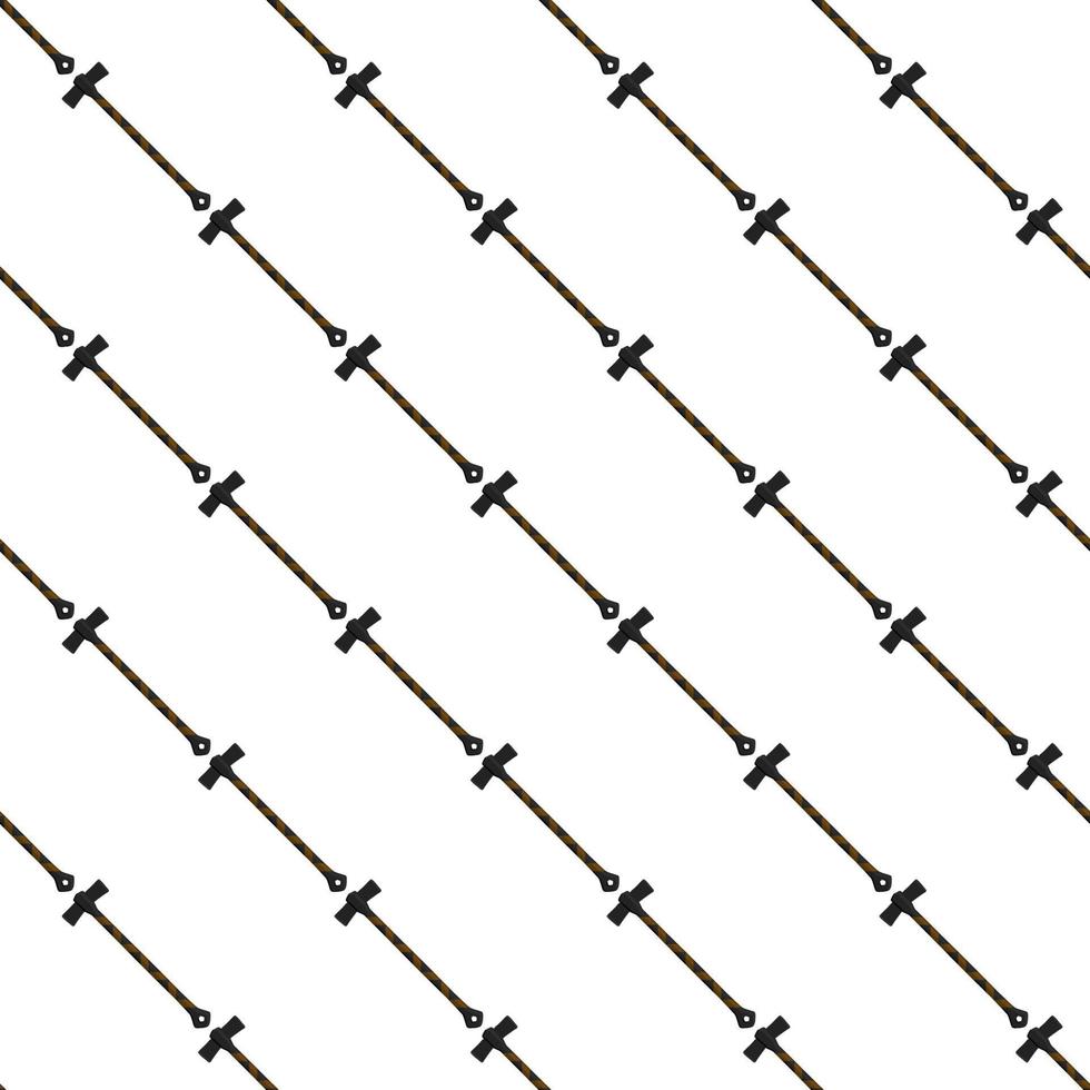 Illustration on theme pattern steel axes with wooden handle vector