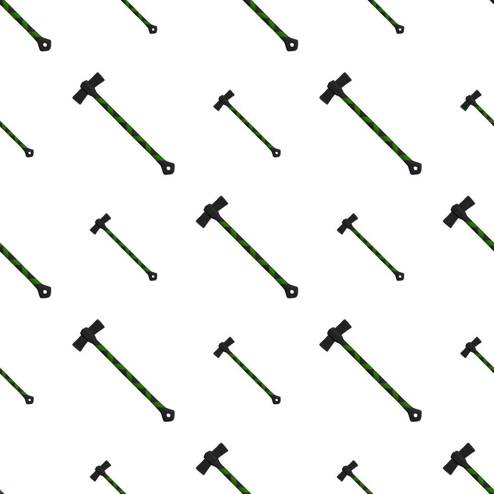 Illustration on theme pattern steel axes with wooden handle vector