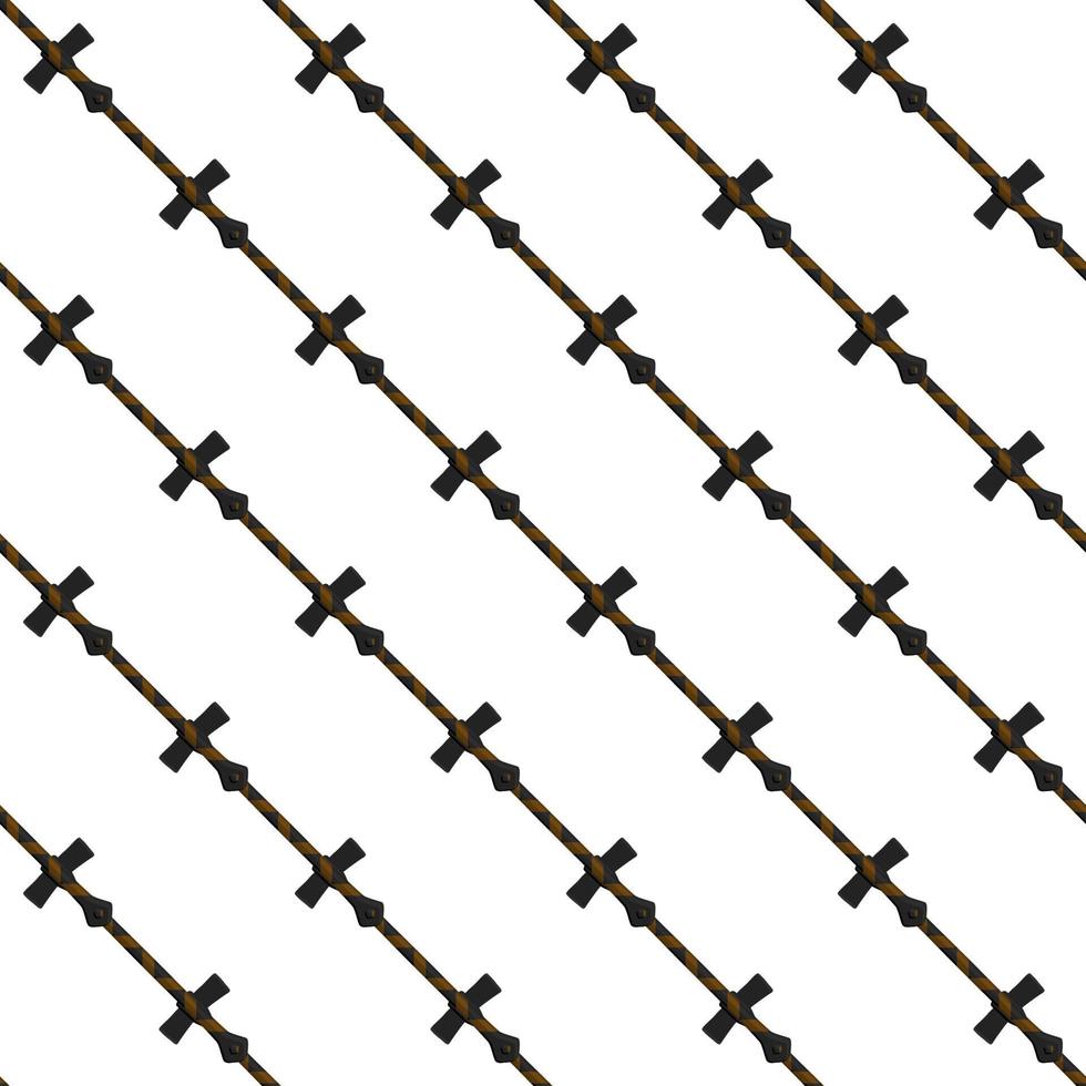 Illustration on theme pattern steel axes with wooden handle vector