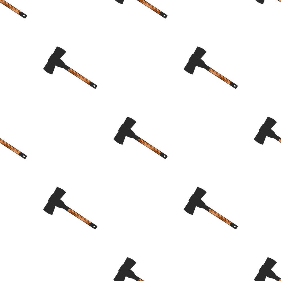 Illustration on theme pattern steel axes with wooden handle vector