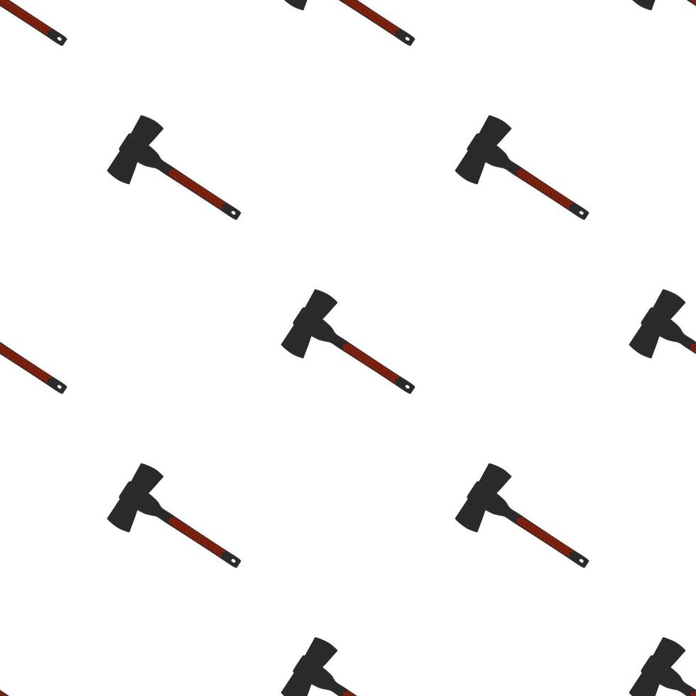 Illustration on theme pattern steel axes with wooden handle vector