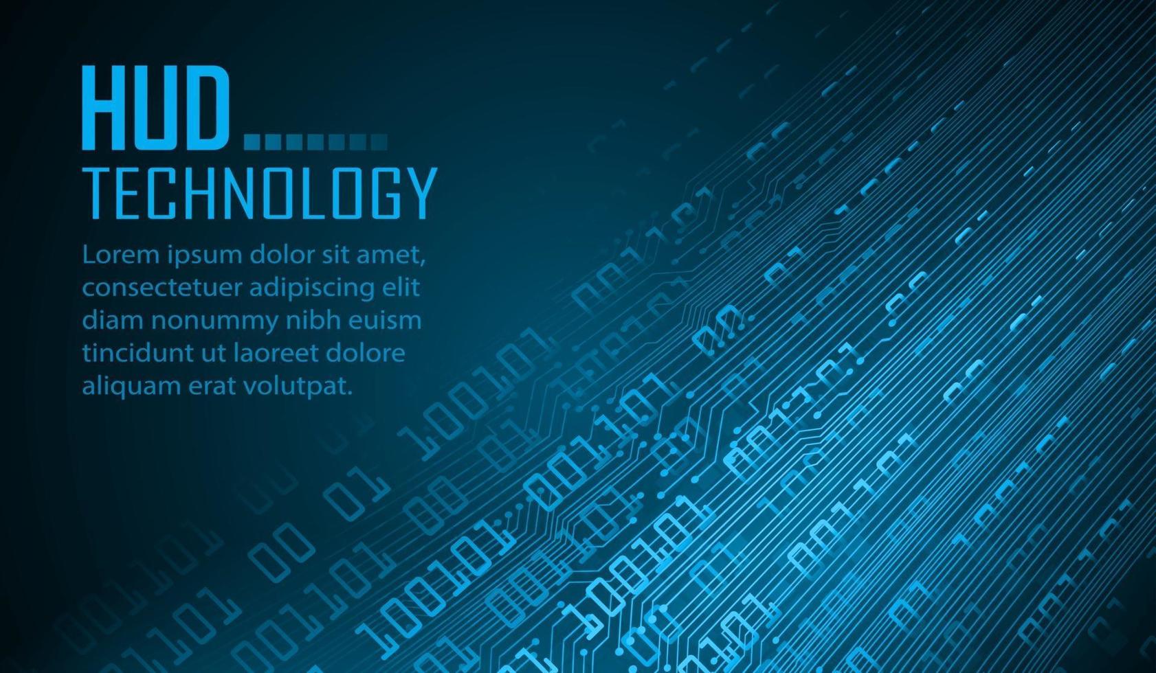 Fondo de concepto de tecnología futura de circuito cibernético vector