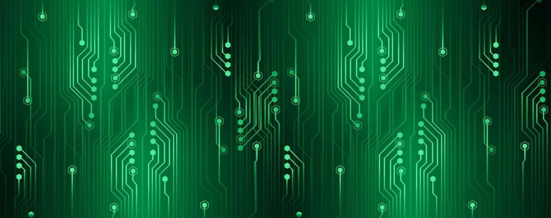 cyber circuit future technology concept background vector