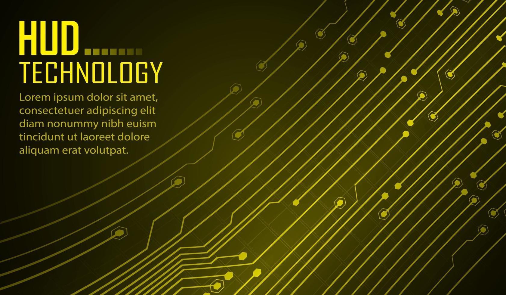 cyber circuit future technology concept background vector