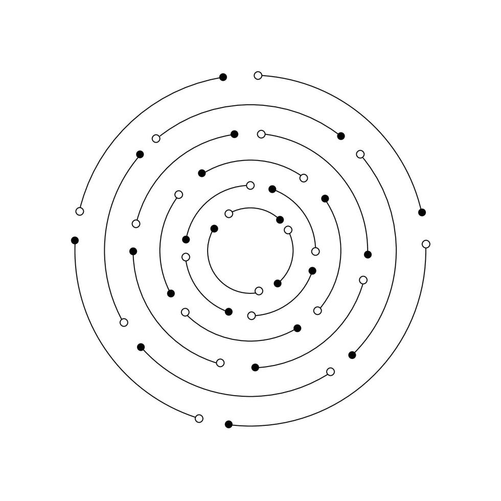 textura de placa de circuito de tecnología abstracta vector