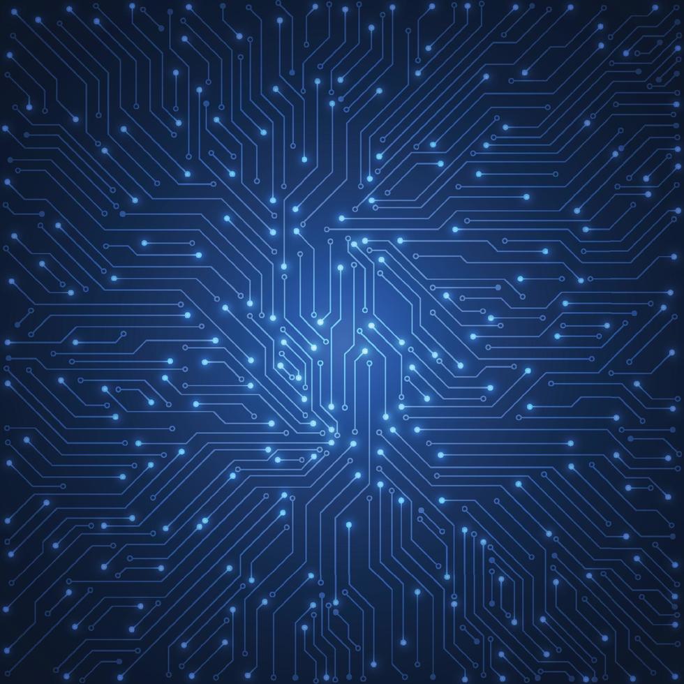 Abstract technology circuit board texture vector