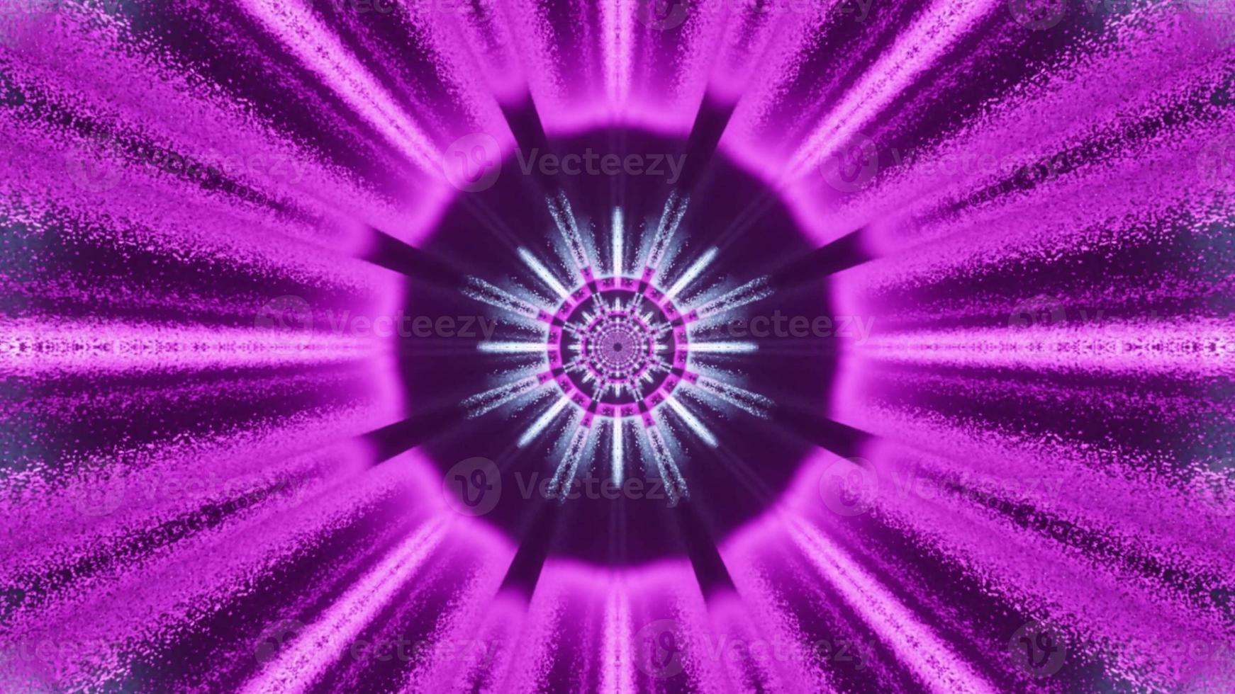 Shiny neon circular design 4K UHD 3d illustration photo