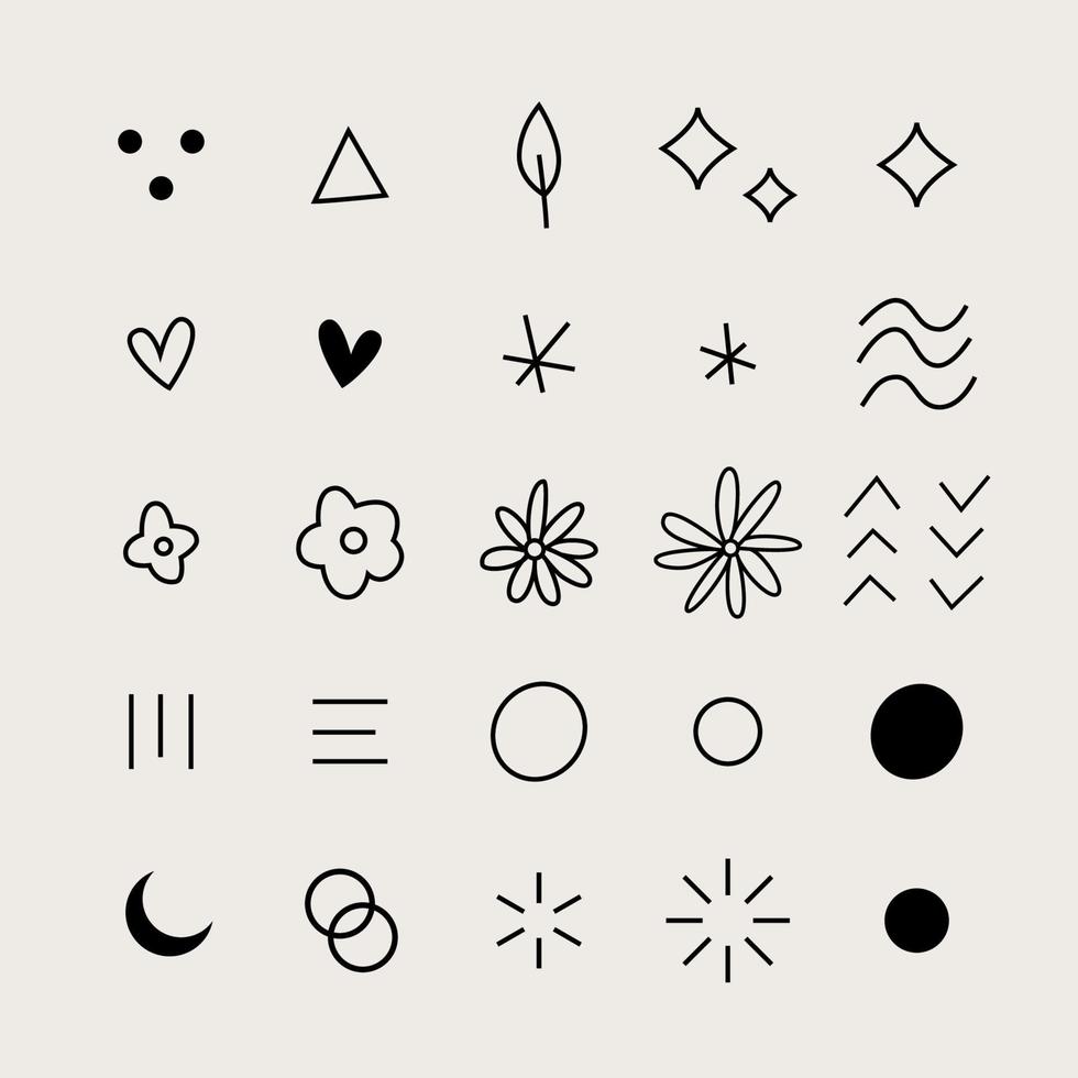 25 Vector Shapes Collection