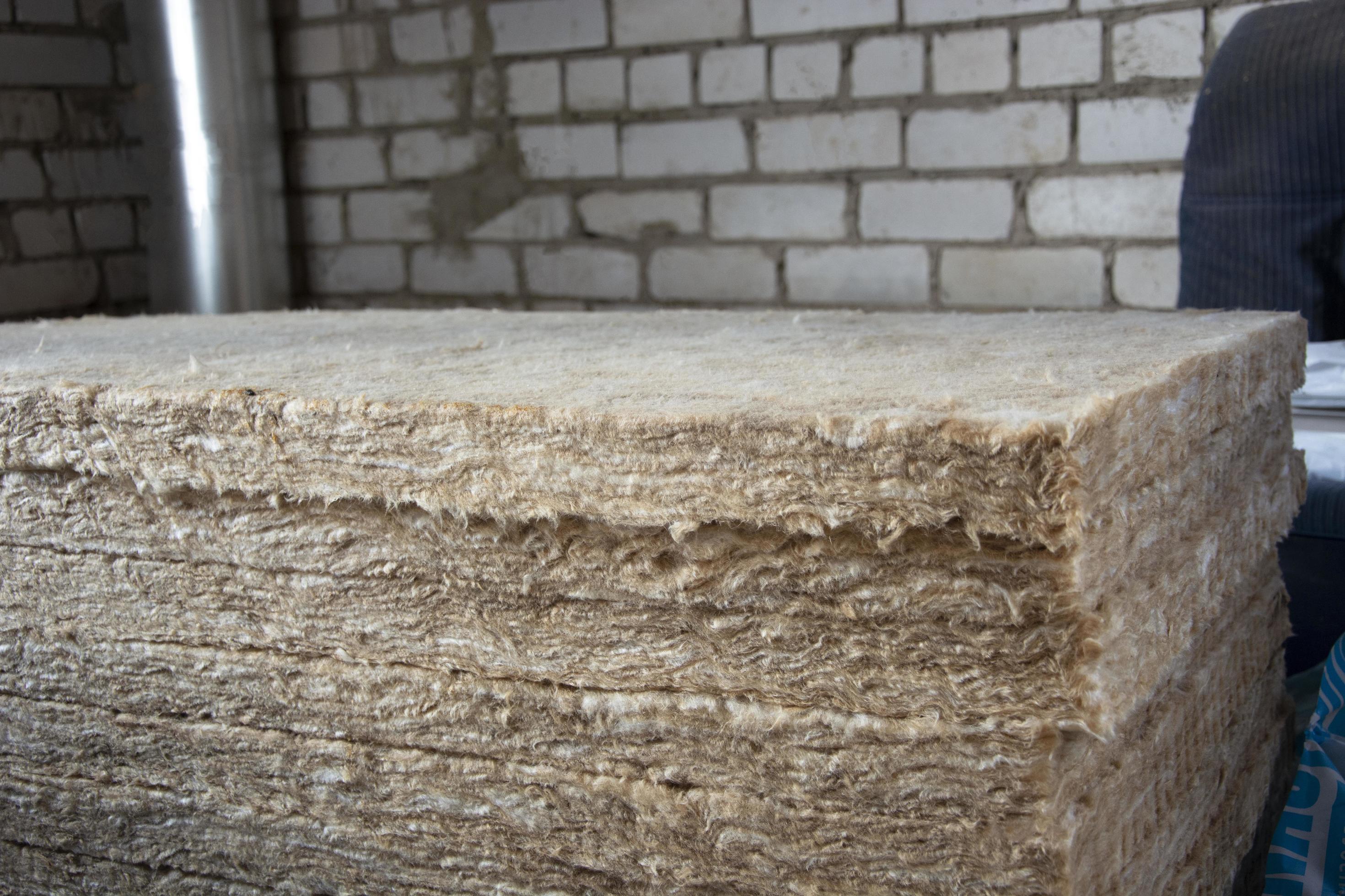 Construction insulation. Stone wool for insulating the walls 3044280