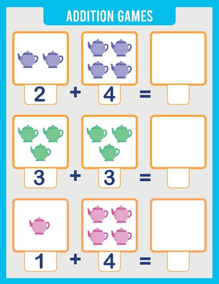Count the numbers in the picture and write the result. vector
