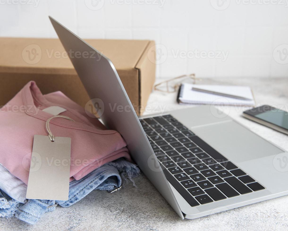 Online shopping concept photo