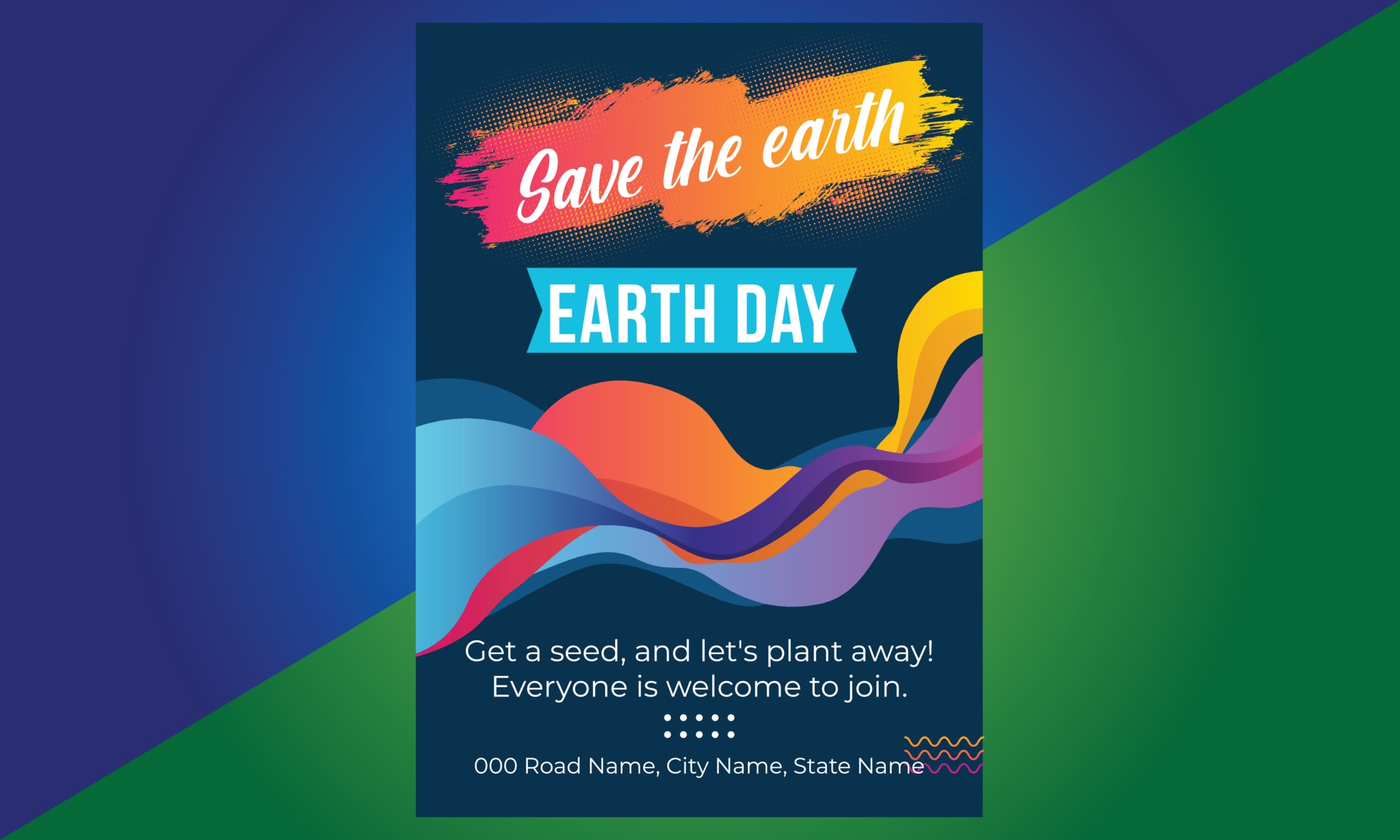 Happy Earth Day, Flyer Design, brochure, poster template. 3044779 Happy Earth Day, Flyer Design, brochure, poster template. 3044779