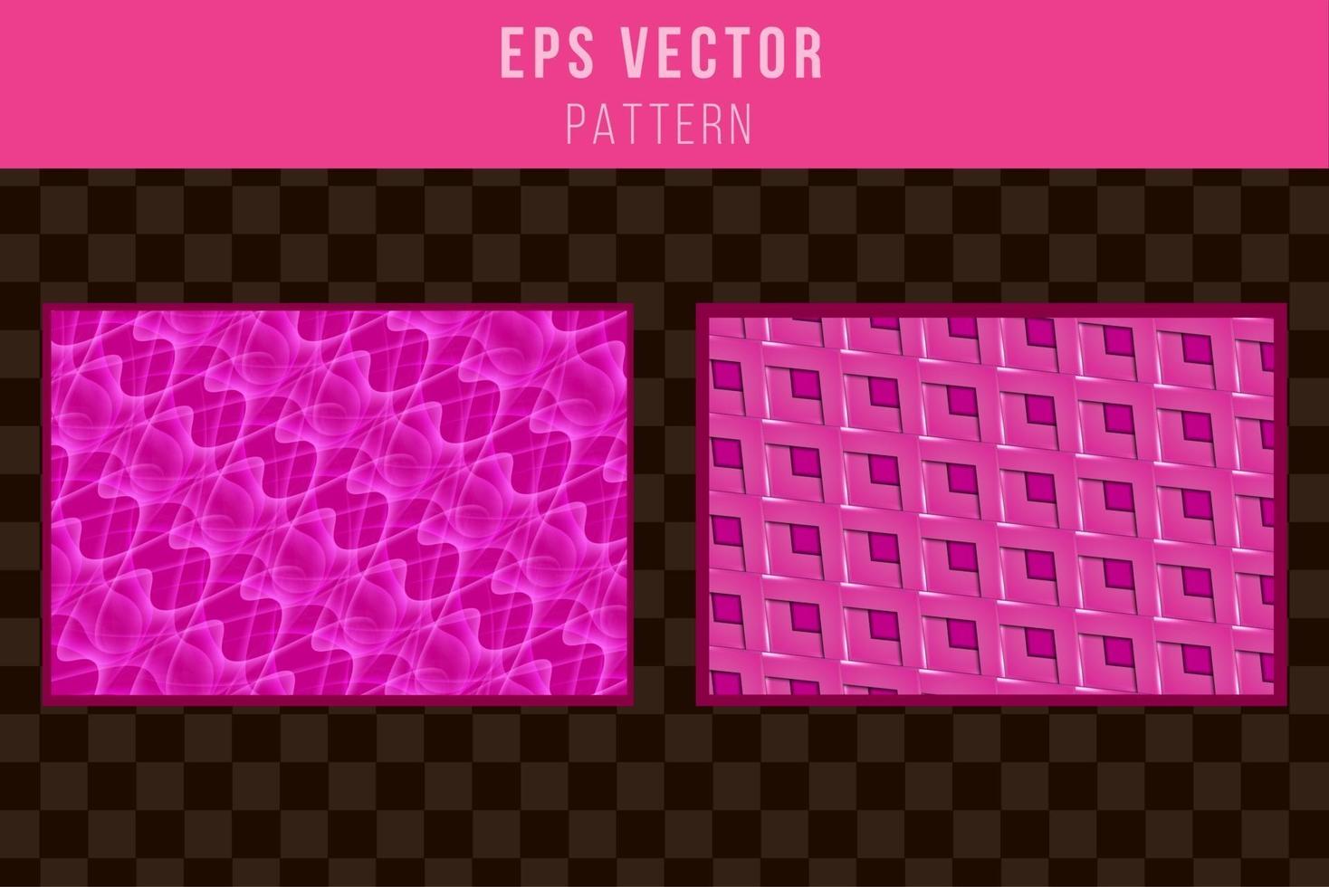 patrón rosa fondo transparente patrón de conjunto púrpura vector