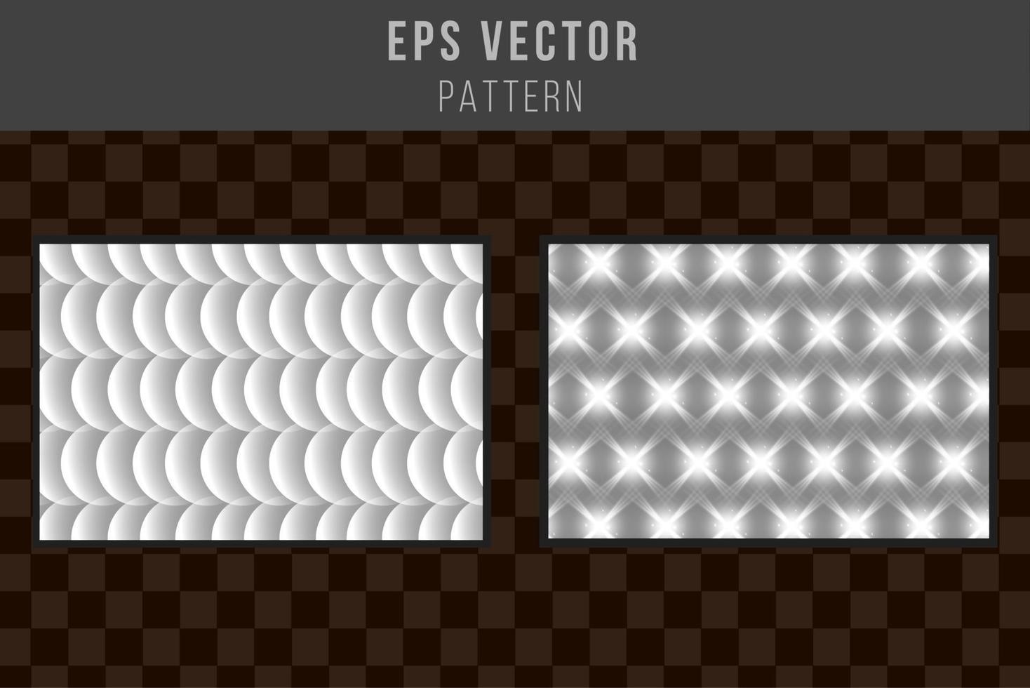 Set of grayscale seamless pattern black and white eps vector editable