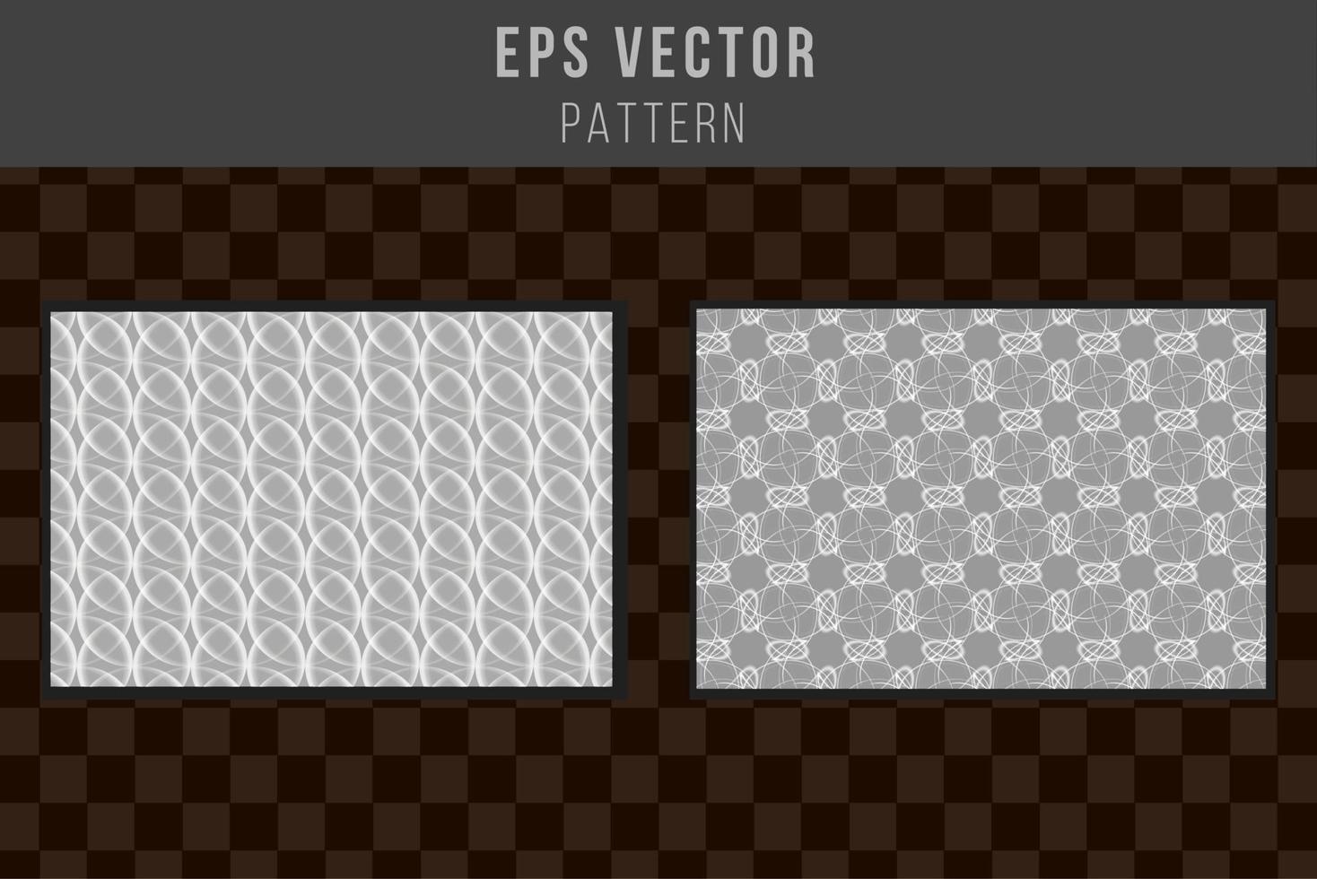 Set of grayscale seamless pattern black and white eps vector editable