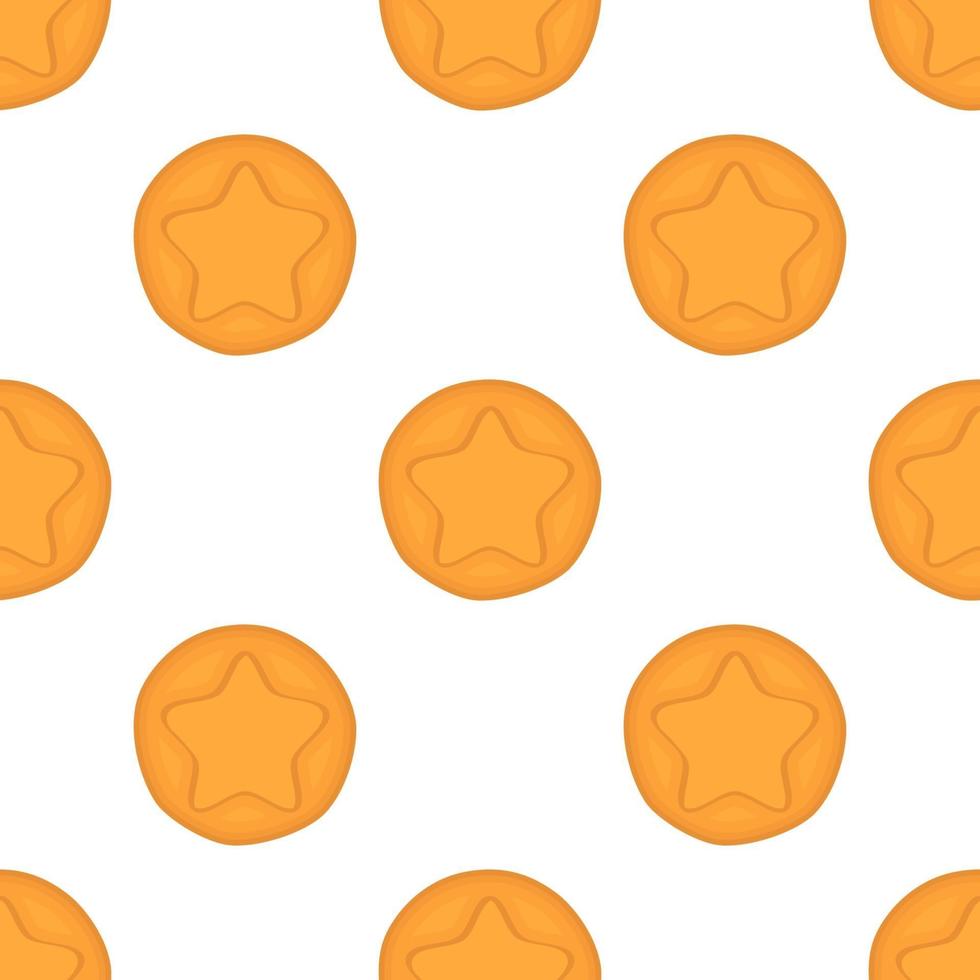 big set identical biscuit, kit colorful pastry cookie vector