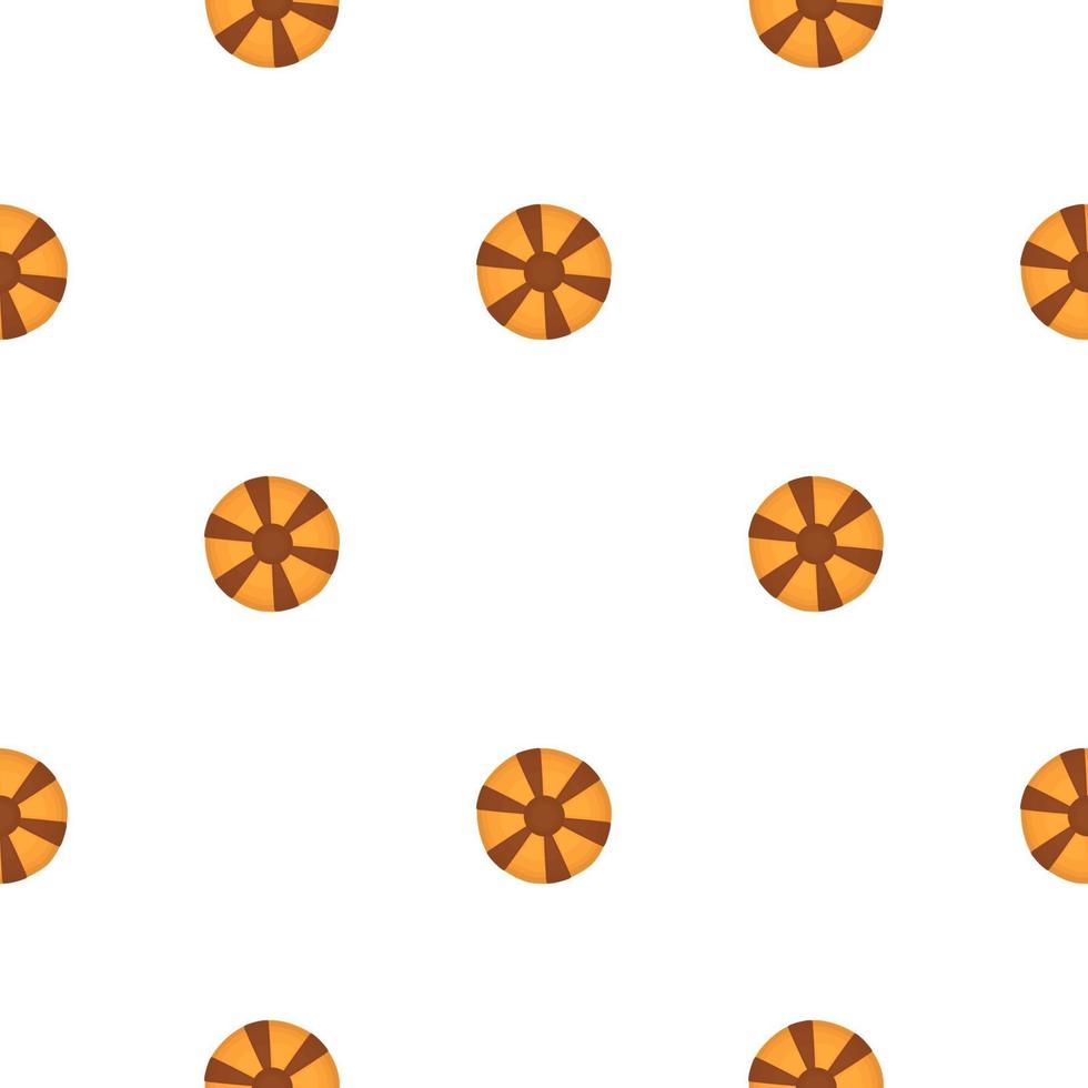 big set identical biscuit, kit colorful pastry cookie vector