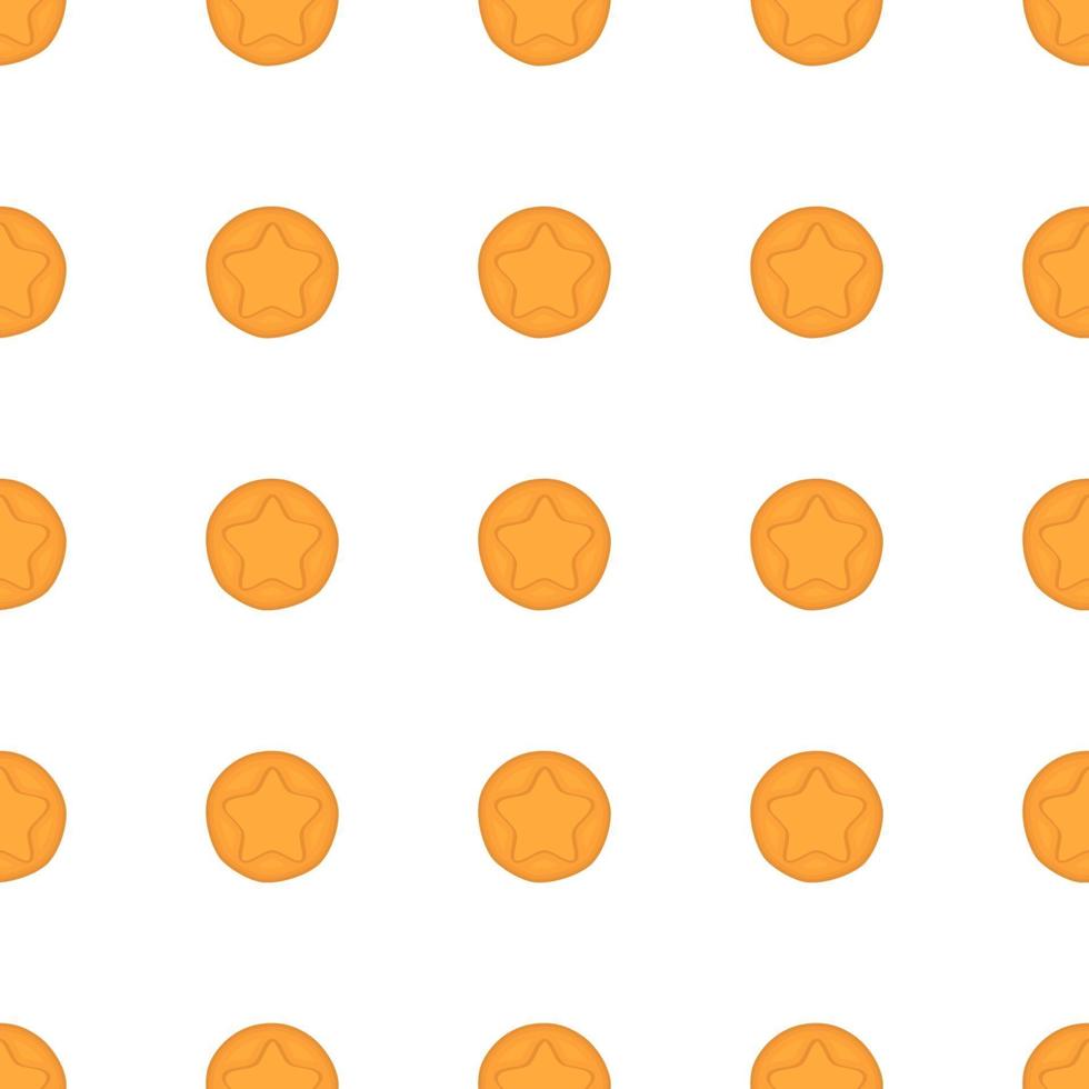 big set identical biscuit, kit colorful pastry cookie vector