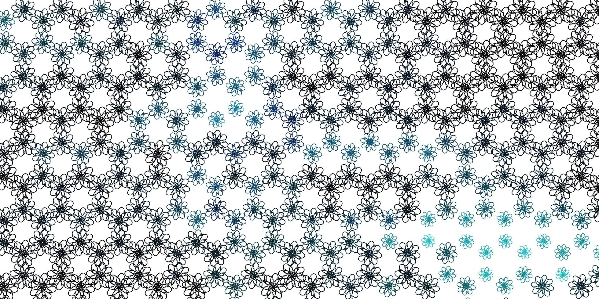 Light Blue, Green vector pattern with curves.
