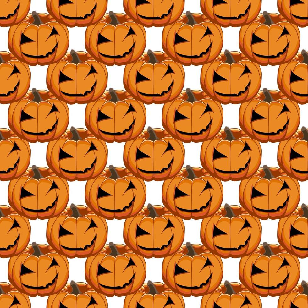 Illustration on theme big colored pattern Halloween vector