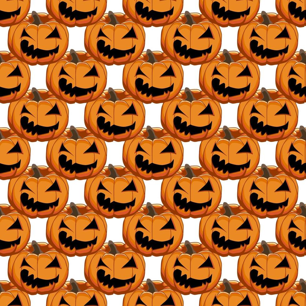 Illustration on theme big colored pattern Halloween vector