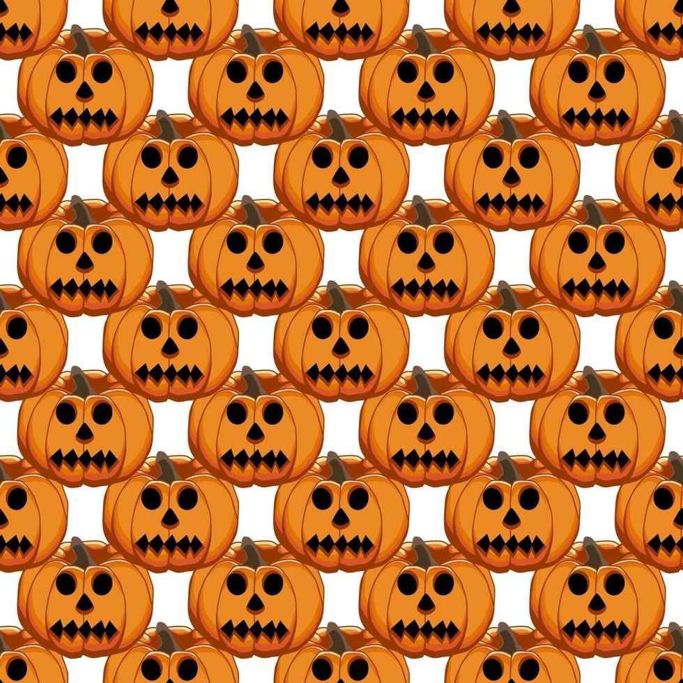 Illustration on theme big colored pattern Halloween vector