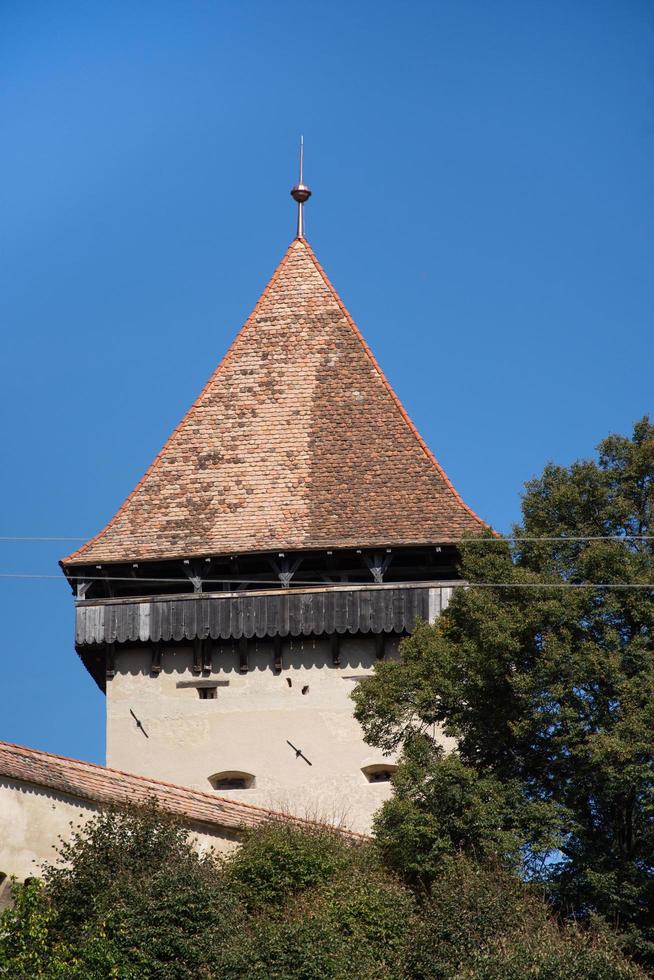 iglesia fortificada, alma vii, mosna, sibiu, rumania, 2020, iglesia torre foto