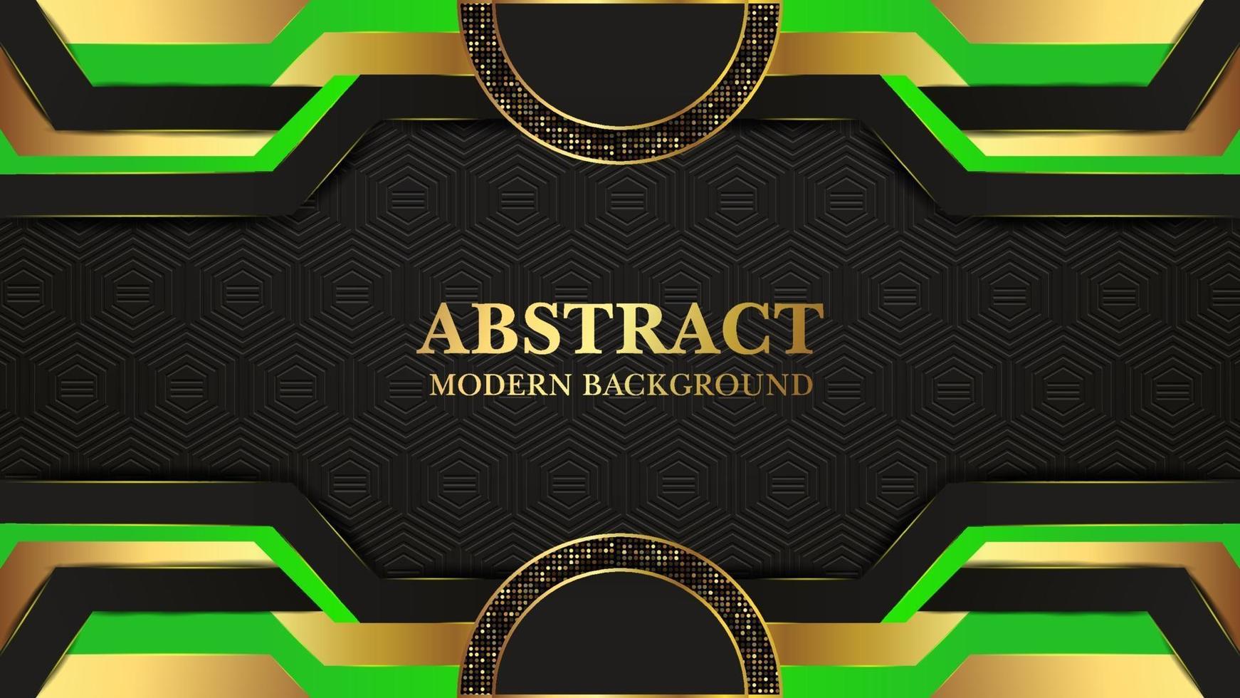 Abstract Luxury background with dark and gold texture Free vector