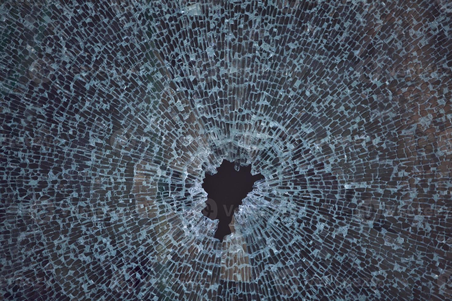 Amazing shattered glass Window photo
