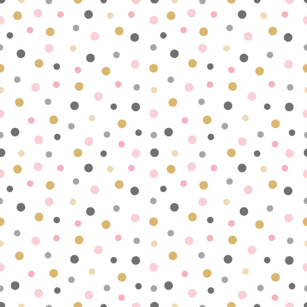Abstract seamless pattern with coloured dots vector