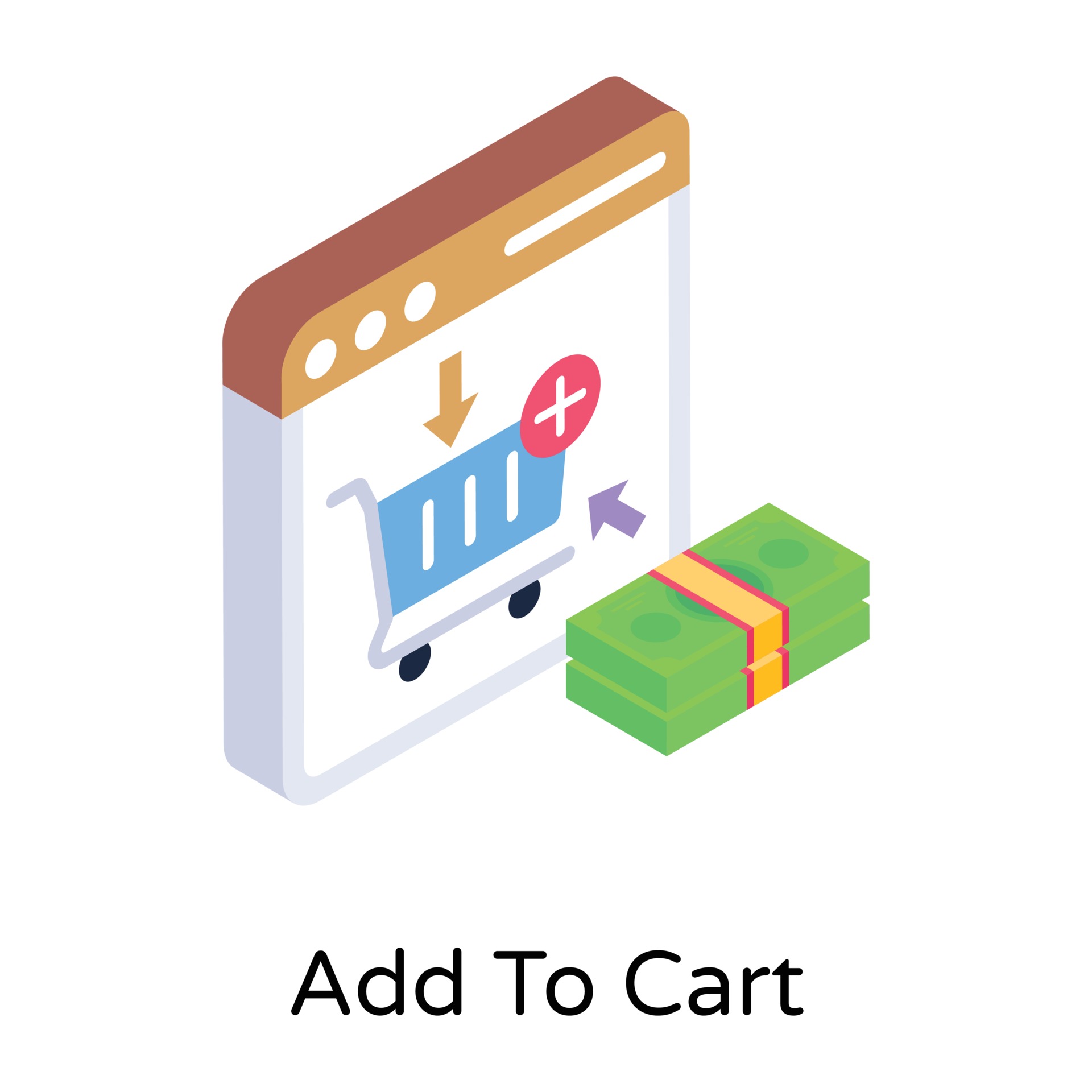 Add to Cart 3047049 Vector Art at Vecteezy